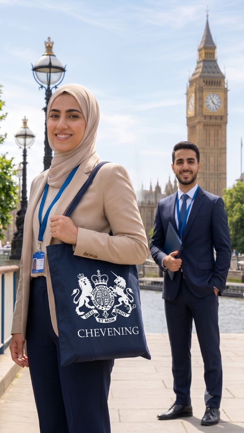 Yemen Chevening Hub scholars in London