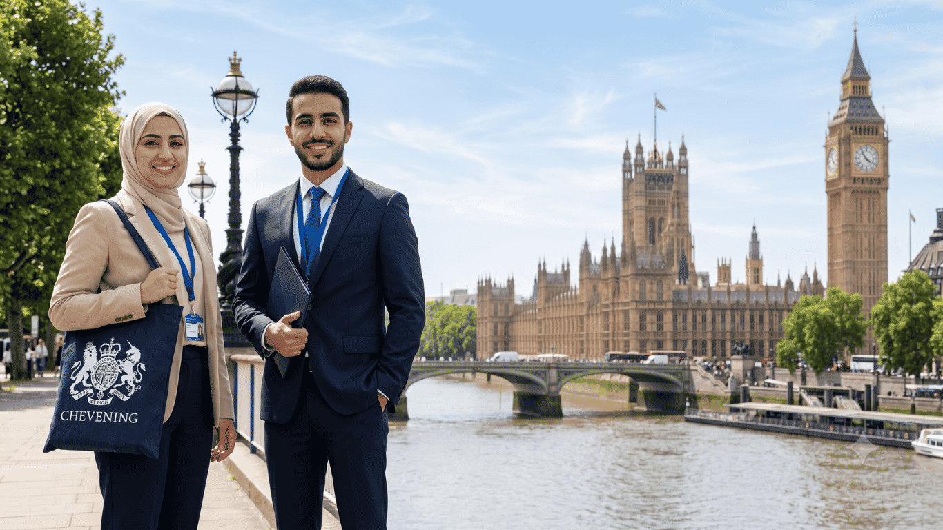 Yemen Chevening Hub scholars in London